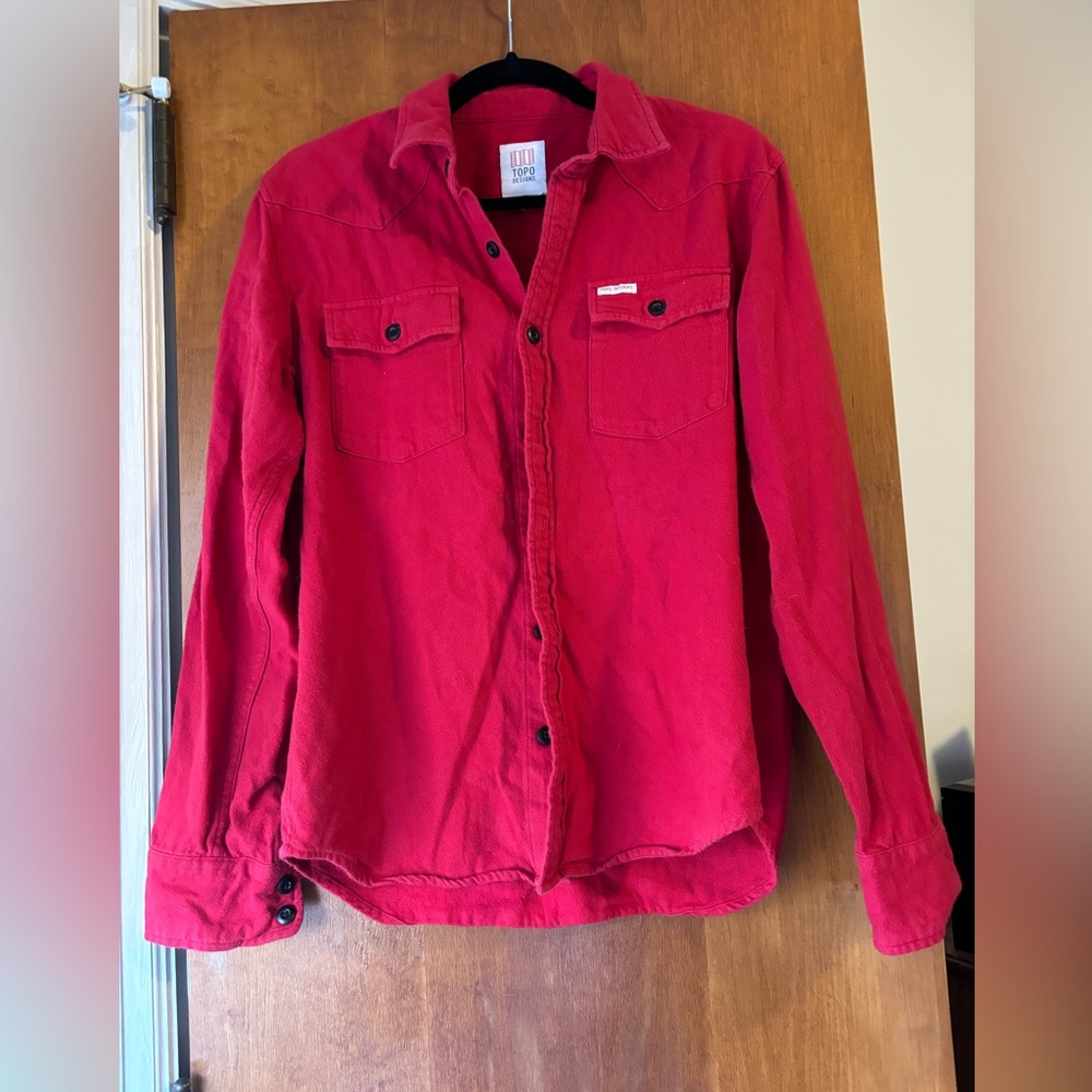 Topo Designs Men’s Red Button Down